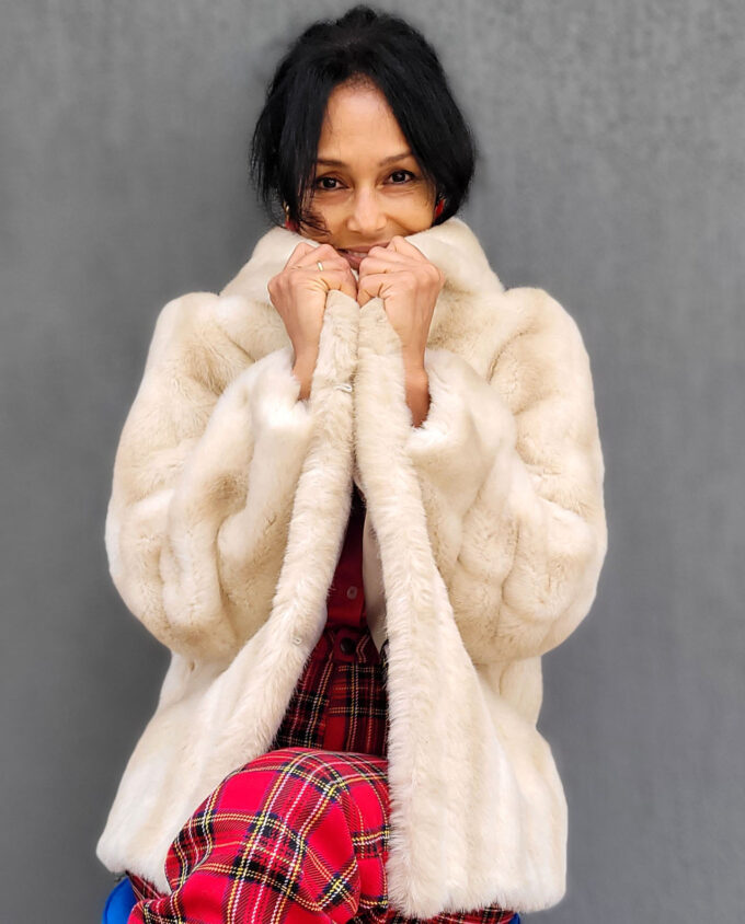 French Vintage Faux Fur by Tissavel 12-14au