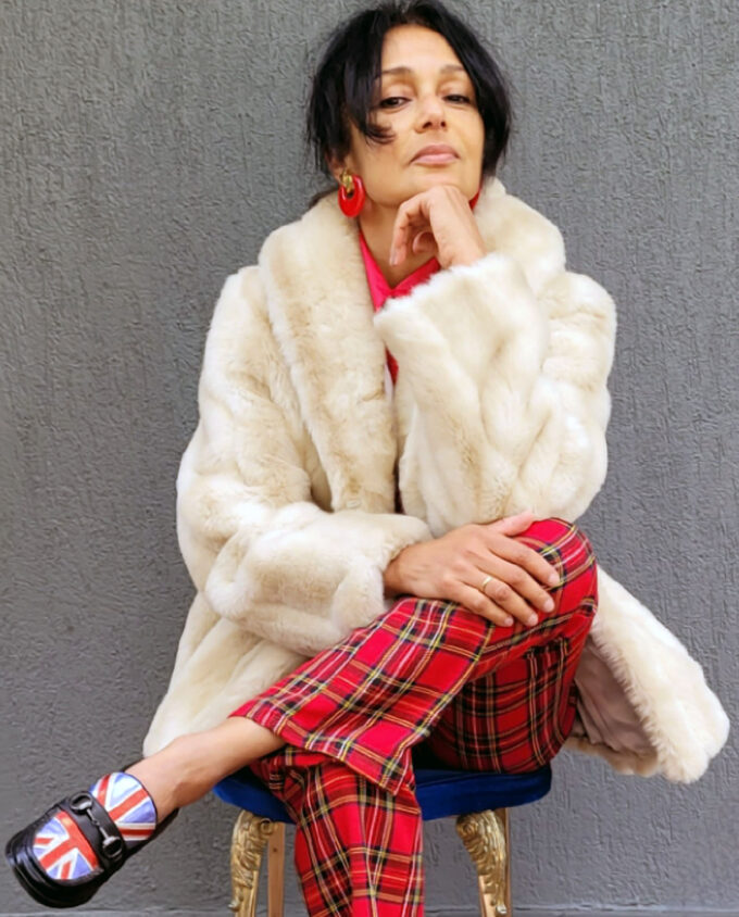 French Vintage Faux Fur by Tissavel 12-14au - Image 3