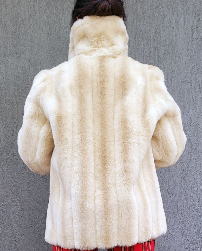 French Vintage Faux Fur by Tissavel 12-14au - Image 6
