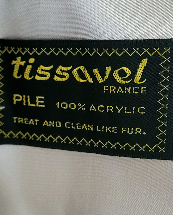 French Vintage Faux Fur by Tissavel 12-14au - Image 7