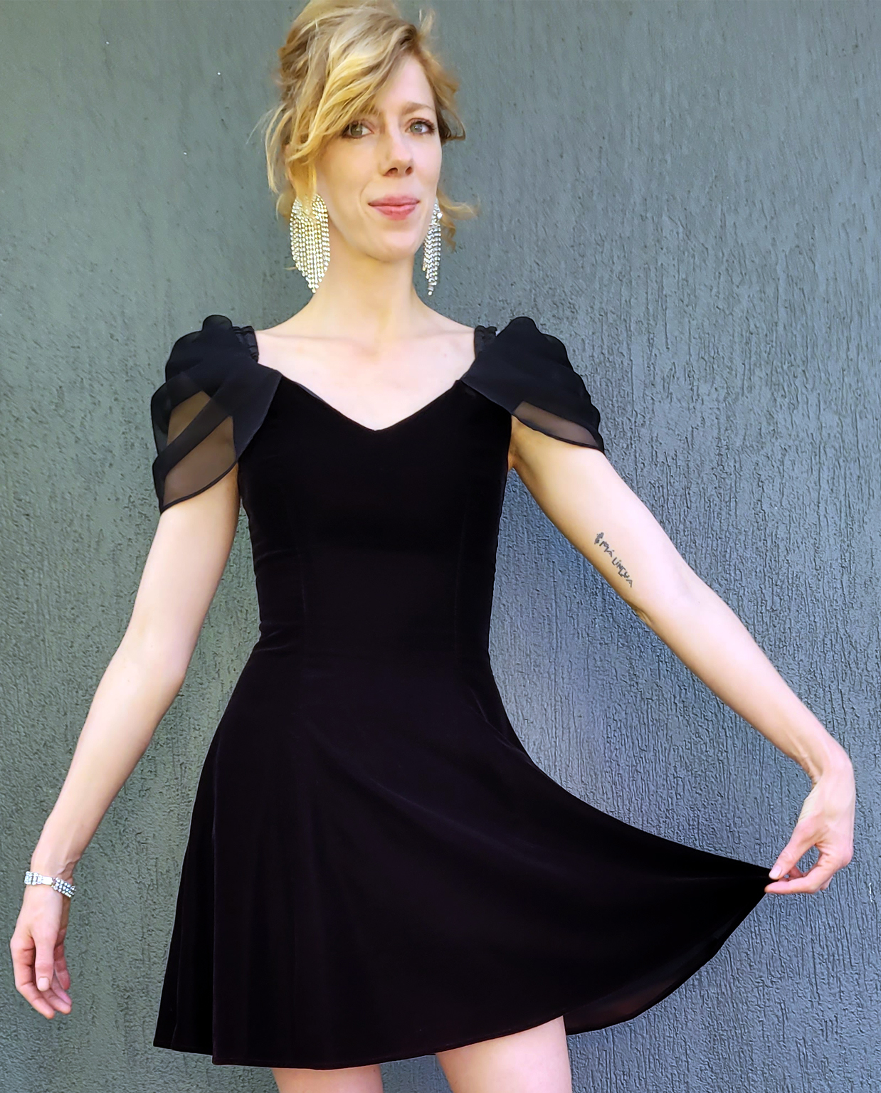 Truworths Velvet Cocktail Dress 6-8au